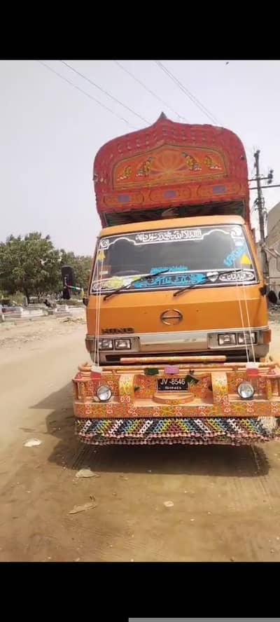Hino Fb truck, model year 1988, Sindh number,