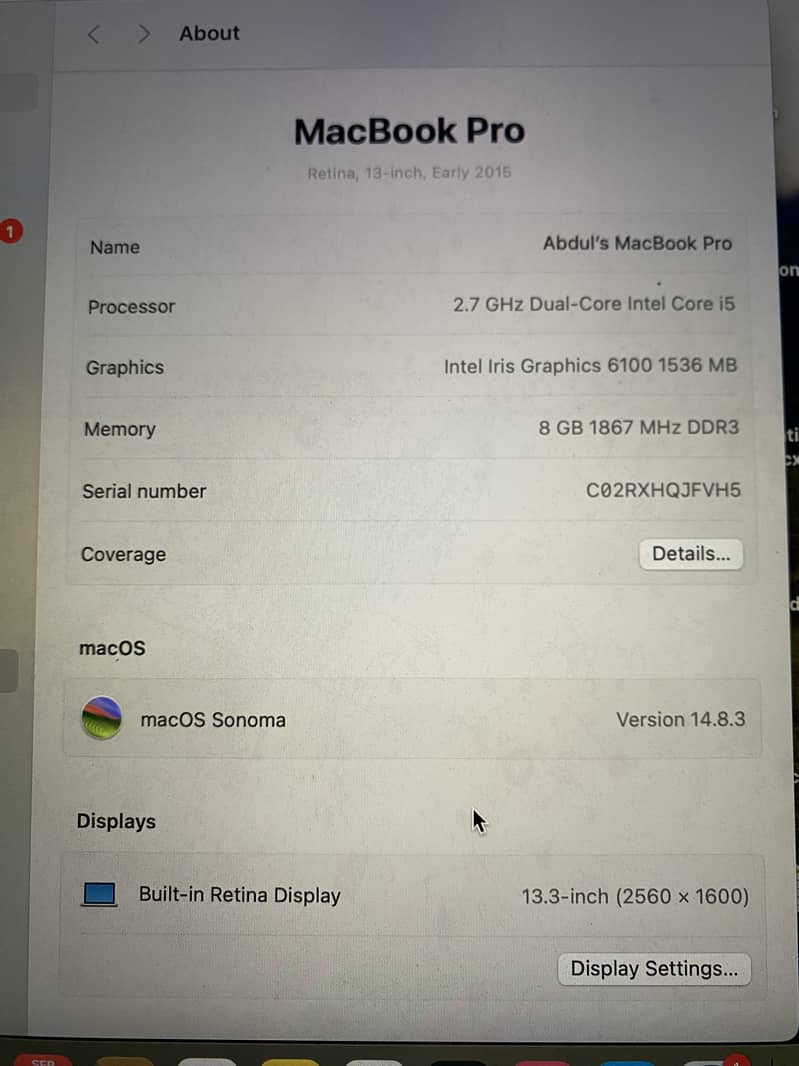 MacBook Pro 8