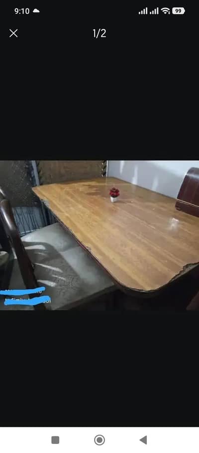 dining table with 6 chairs