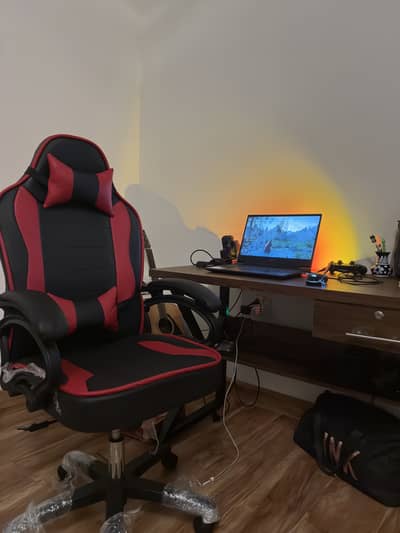 Standard Size Table and Gaming Chair