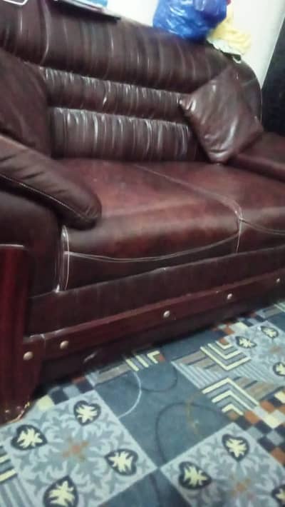 leather sofa set