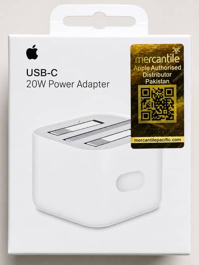 Apple 20W USB-C Fast Charger (3-Pin) | Mercantile 