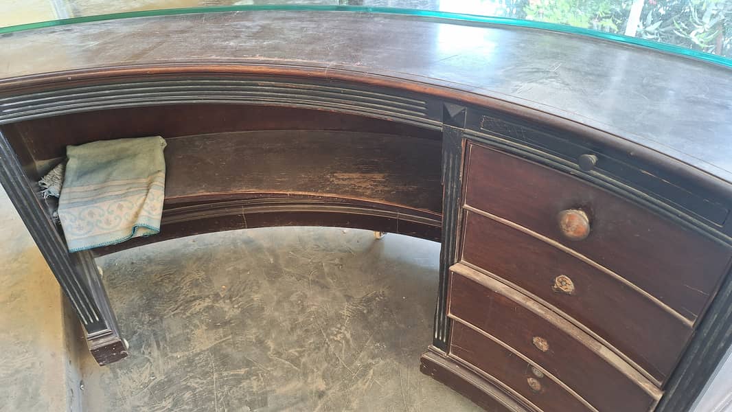 Solid Wooden Reception Table 1