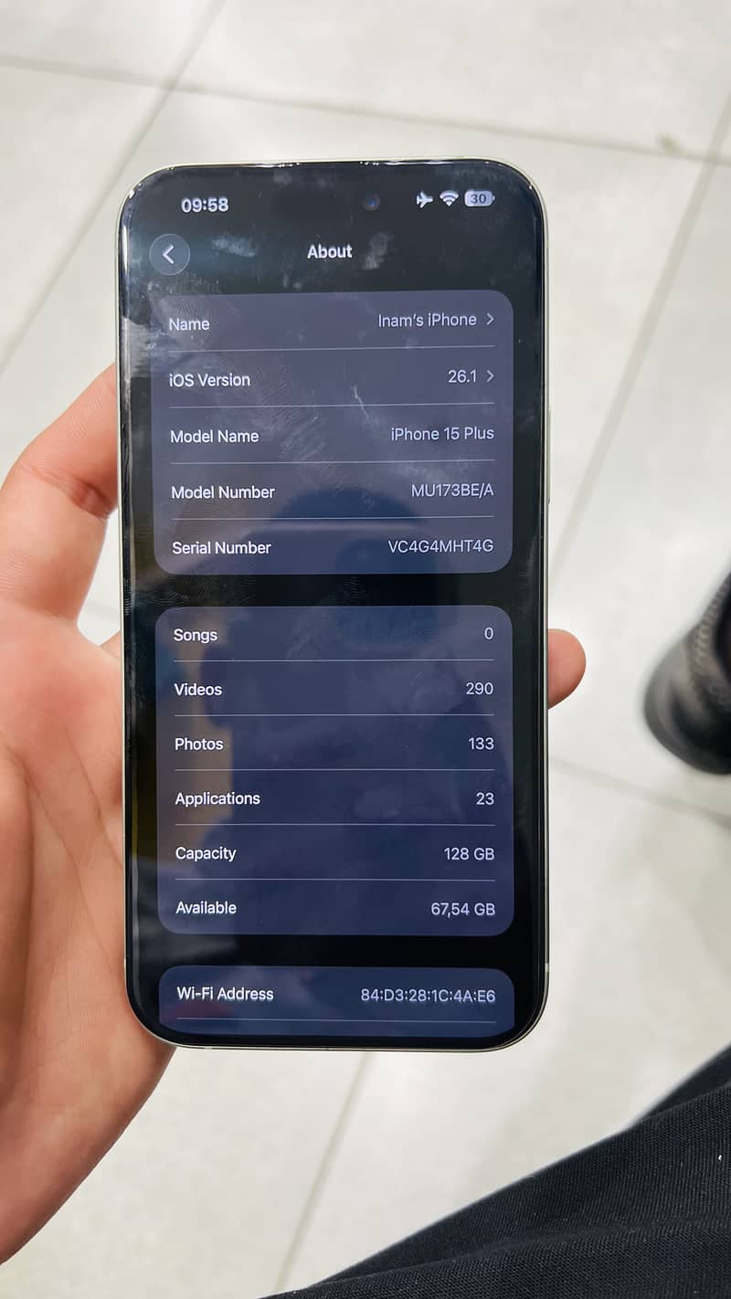 Iphone 15 plus MDM 9