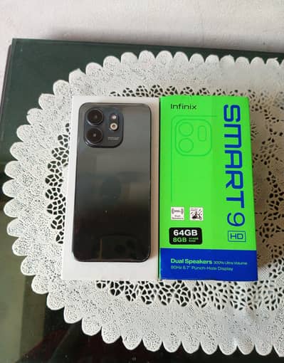 Infinix Smart 9 with Box/charger