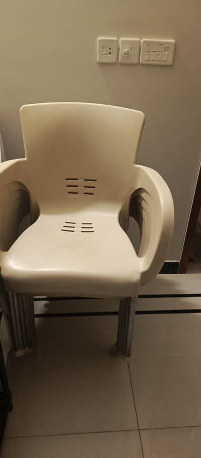 plastic chairs