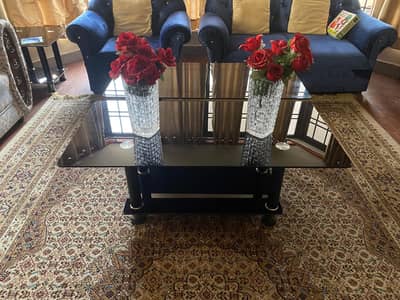 1 Center table, 2 coffee tables