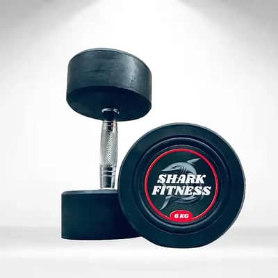 DUMBBELLS , HOME GYM , RUBBER COATED , PREMIUM QUALITY EXERCISE MACHNE