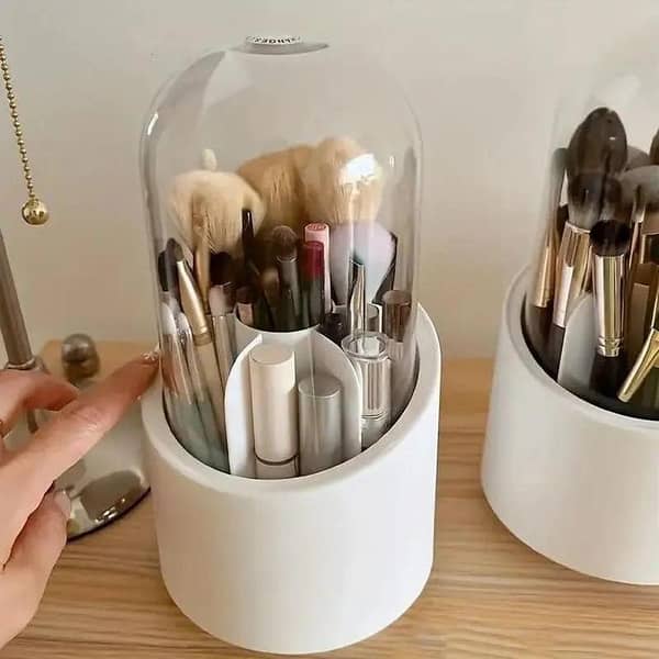 Makeup Brush Organizer – ABS Plastic Storage Holder