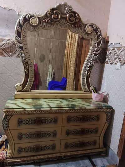dressing table and showcase