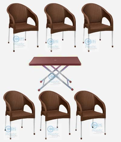 Plastic Chairs & Table Set | garden chair | plastic furniture
