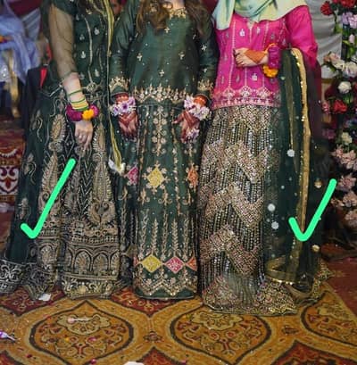 *Menandi Dress | Mehandi Lehanga | Weeding Dress*