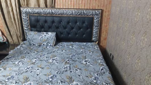 double bed for sale in good condition with mattress