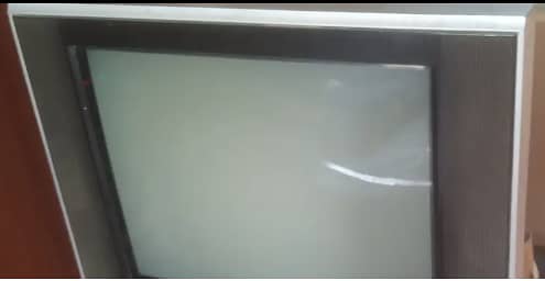 Panasonic TV Along with Trolley – Good Condition