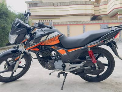 Honda CG 150 | 150cc | 4-Stroke | Black & Orange | For Sale