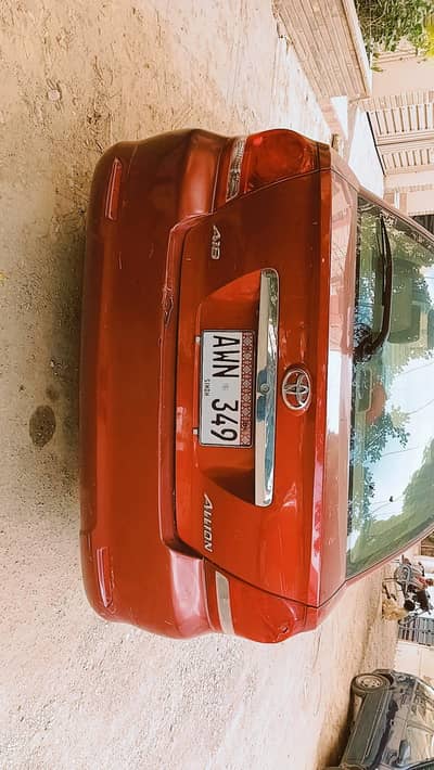 Toyota Allion 1.8 model  2006 reg 2012 1st owner red vine colour full