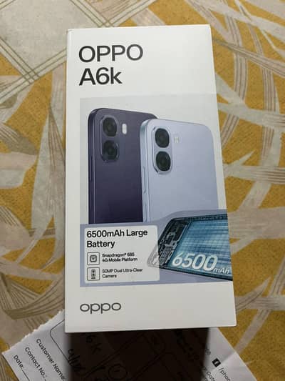 OPPO A6k 4Gb 128Gb