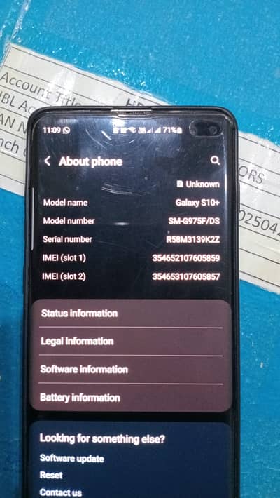 Samsung Mobile S10 Plus