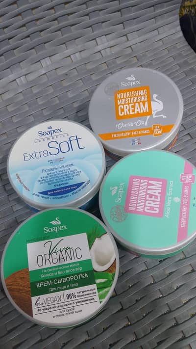 Soapex Moisturising Cream 4 Flavours - Face & Body - New