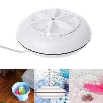 USB-Powered Mini Portable Ultrasonic Turbine Washing Machine Turner