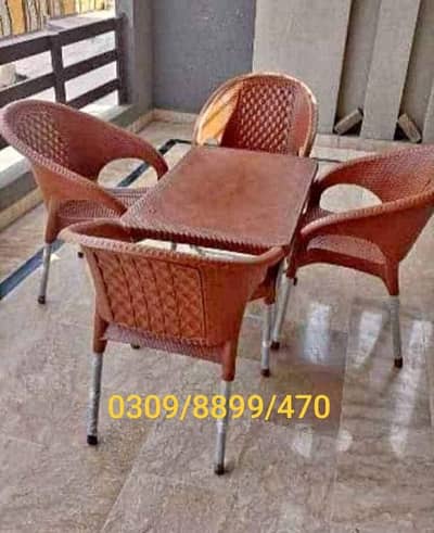 plastic chiars & table set wbolesale price 03098899470