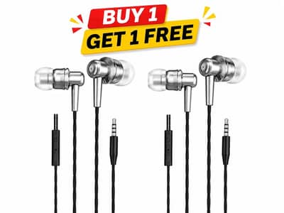 Buy 1 Get 1 Free Metal Handsfree
