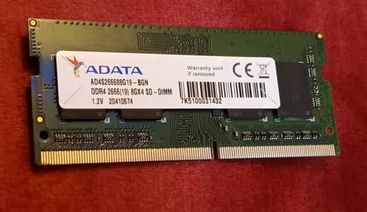 ADATA 8gb ram ddr4 2666mhz in 7k rupees