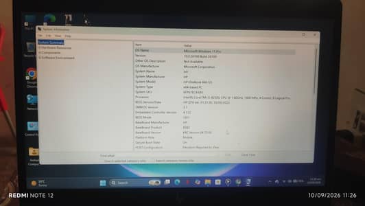 Hp elitebook 840 G5  8th Gen   SSD 256 RAM DDR 8GB