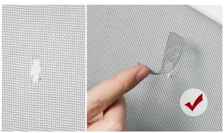 Self-Adhesive Mesh Window Repair Tape for Tears and Holes