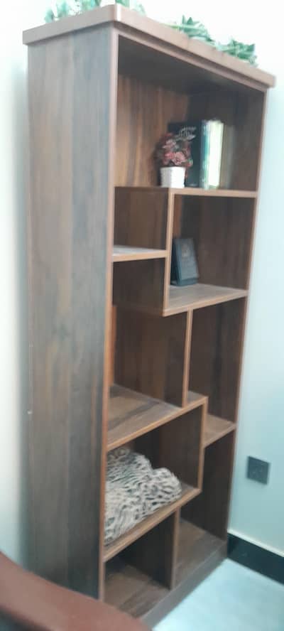 wooden shelf