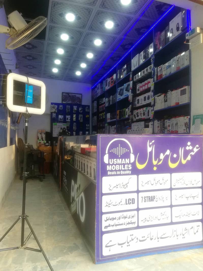 موبائل اسسریز کا سامان ریک کاونٹر سب 0