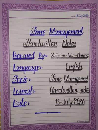 Professional Urdu & English Handwriting Services