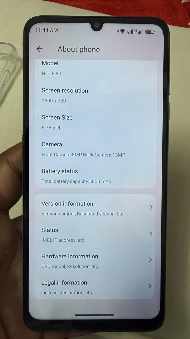 SEGO Note 80 0