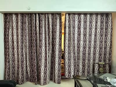 Velvet maroon curtains 2x (3 meter, 2.5 meter) 2x (1.5meter, 2 meter)