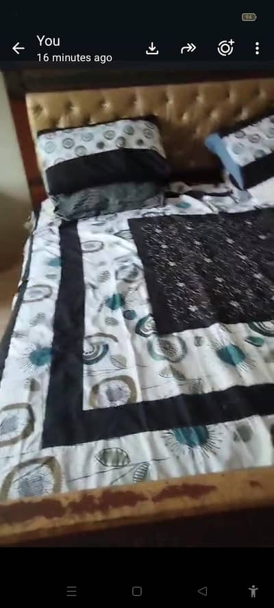 Double Bed Used Condition without mattress