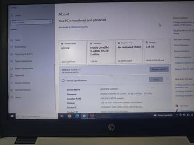 hp laptop for sell intel core i5 vpro inside