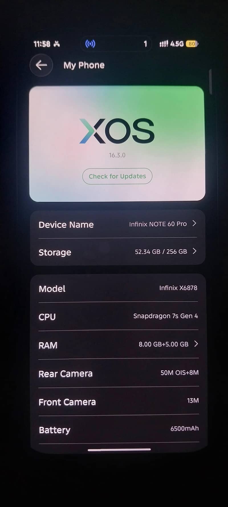 Infinix Note 60 Pro available in 10/10 condition , used for only 2 mon 5