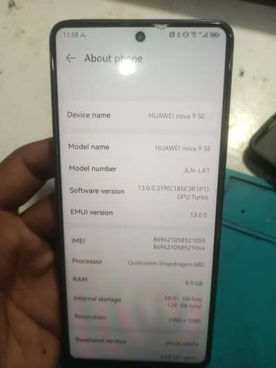 Huawei Nova 9 SE