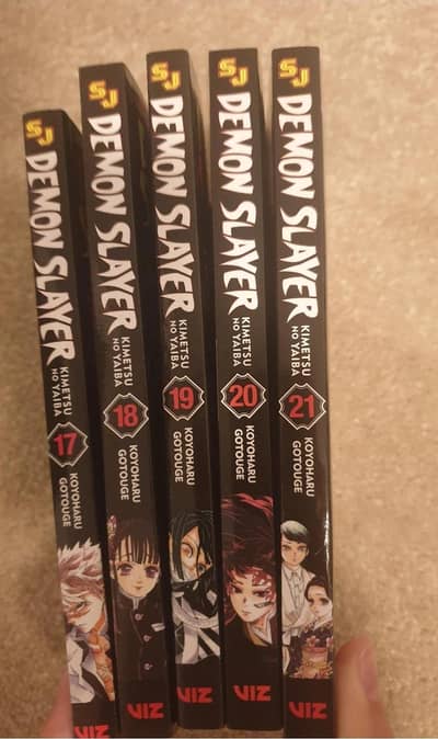 Demon Slayer Manga 17,18,19,20,21