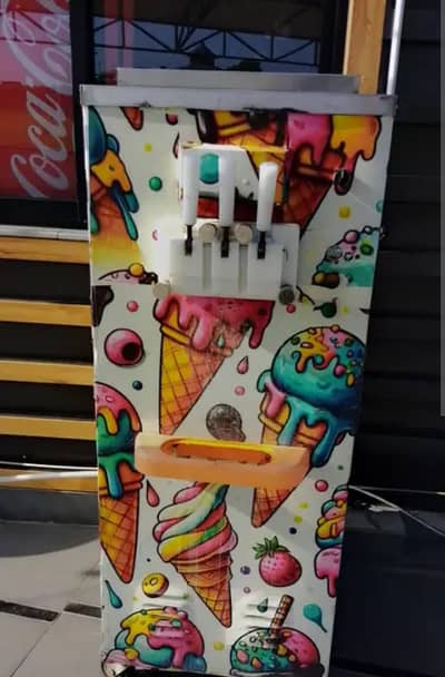 Cone machine at shop
