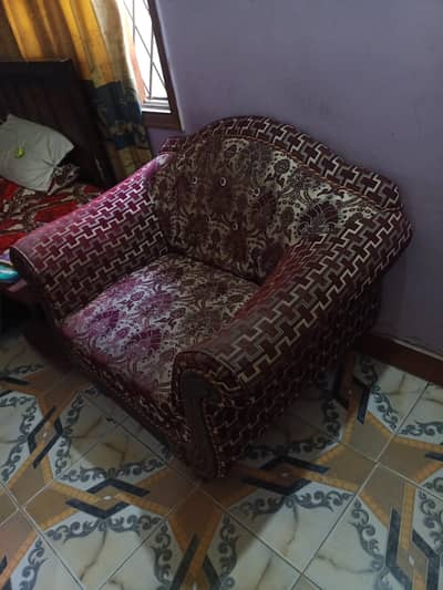 used sofa set good condition 5 seater