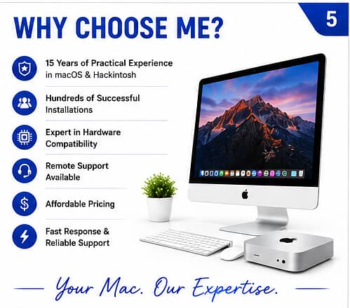 Mac Operating System Installation Hackintosh MacOS 5