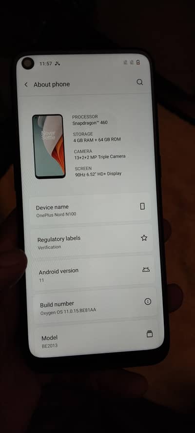 One Plus Nord N100