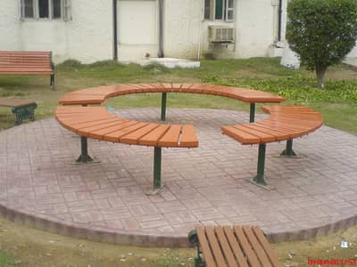 Picnic bench - garden bench - three seater garden bench