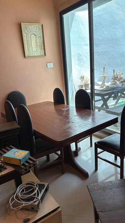 6 Person Dining Table Wooden