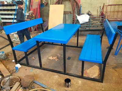 Garden Bench, Outdoor & Indoor Bench, Oak Wood Bench, UPVC Bench