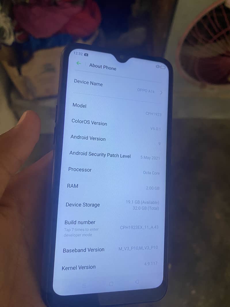 OPPO A1k 4