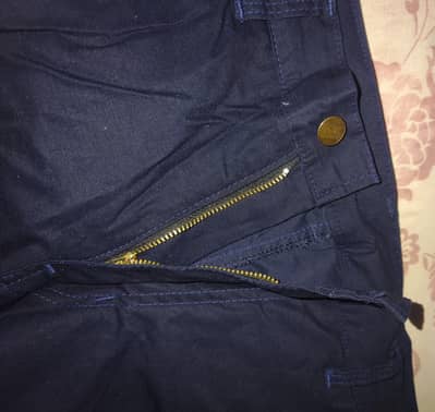 A dark navy blue jean