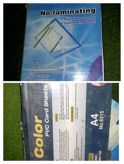 PVC Card Printing Sheets Combo 2 boxes pack