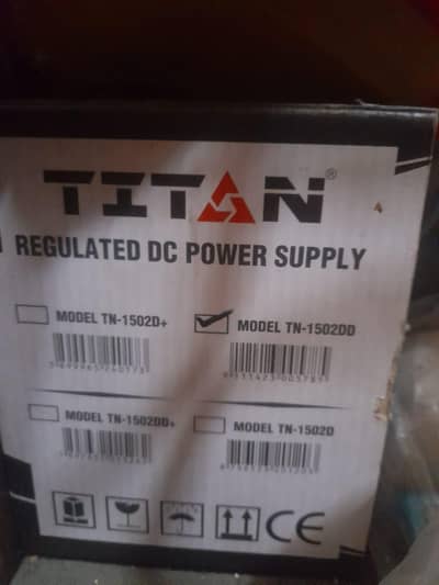 TITAN REGULATED DC POWER SUPPLY  4  REGULATED DC POWER SUPPLY